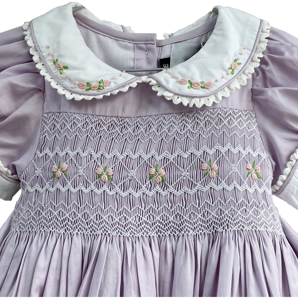 Hand smocked dress Bunniti BND227