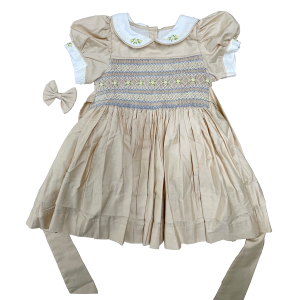 Hand smocked dress Bunniti BND236