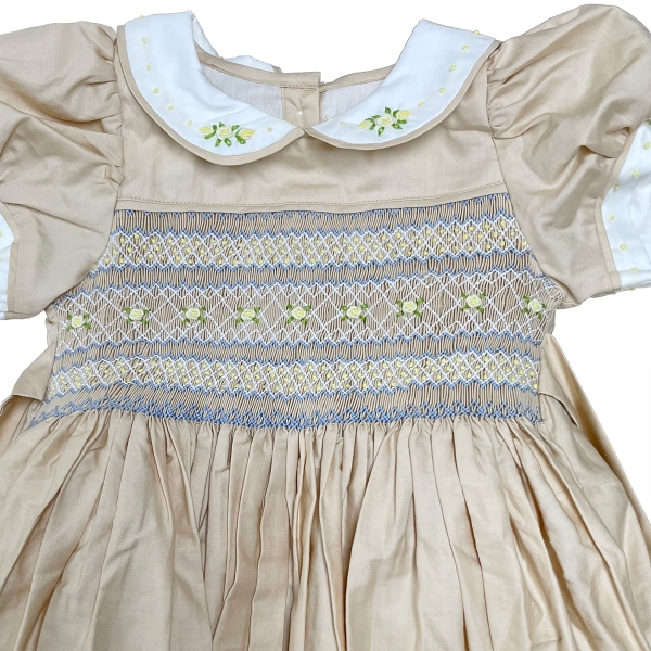 Hand smocked dress Bunniti BND236