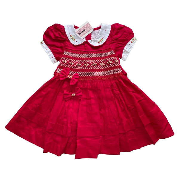 Hand smocked dress Bunniti BND237