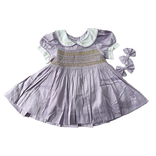 Hand smocked dress Bunniti BND240