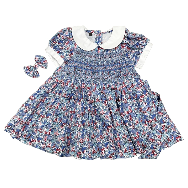 Hand smocked dress Bunniti BND242