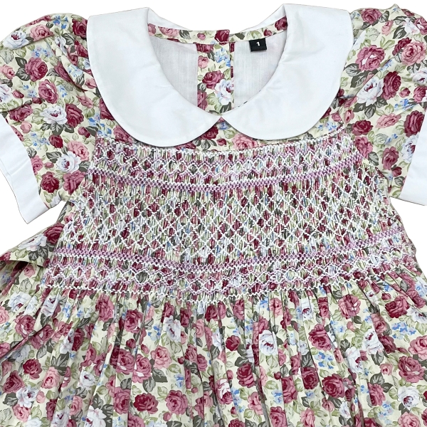 Hand smocked dress Bunniti BND243