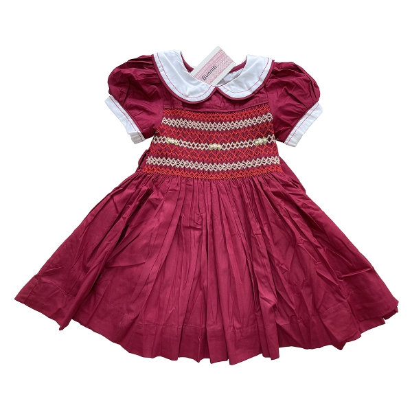 Hand smocked dress Bunniti BND255