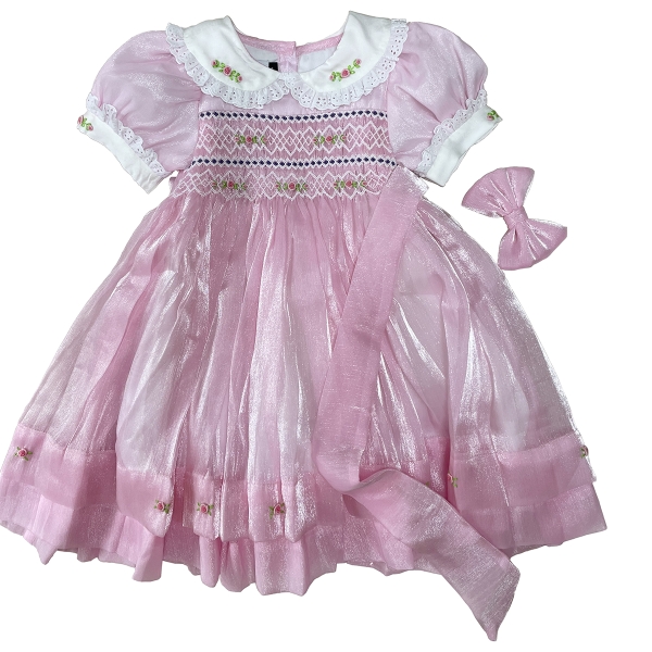 Hand smocked dress Bunniti BND258