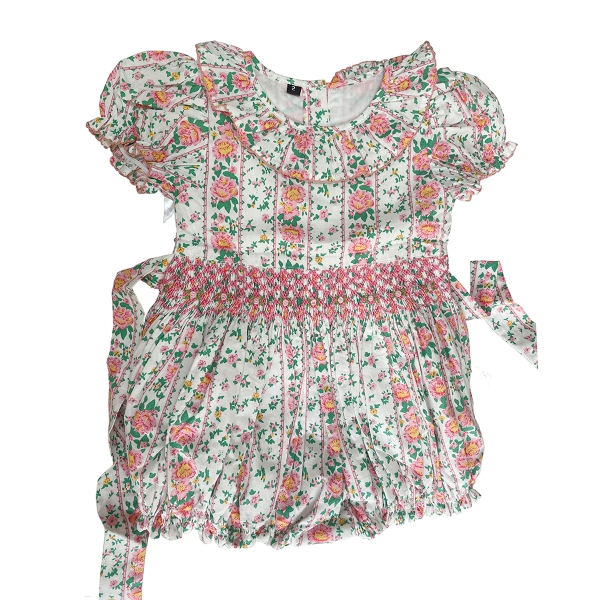 Hand smocked dress Bunniti BND262