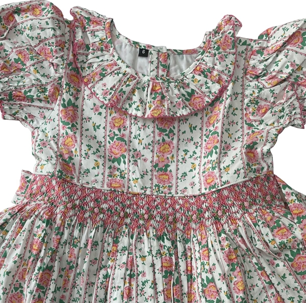 Hand smocked dress Bunniti BND263