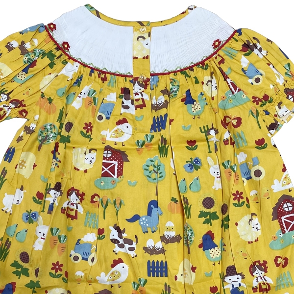 Hand smocked dress Bunniti BND272