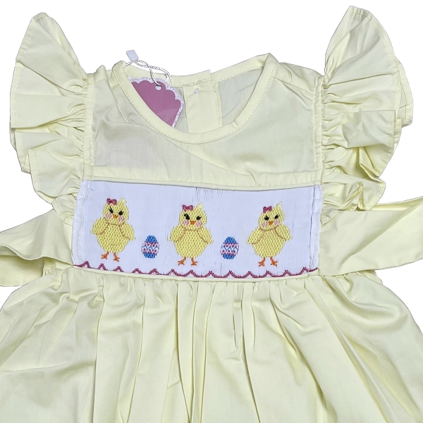 Hand smocked dress Bunniti BND273