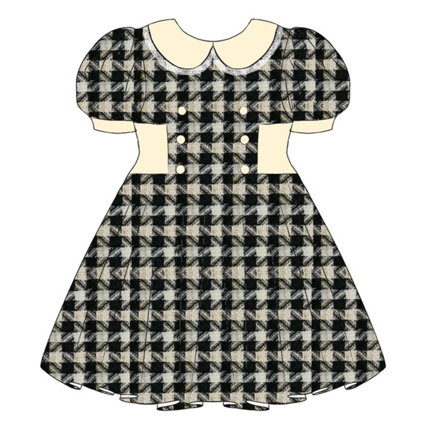 Hand smocked dress design Bunniti BND285