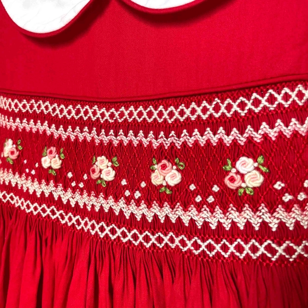 Hand smocked dress Bunniti BND378