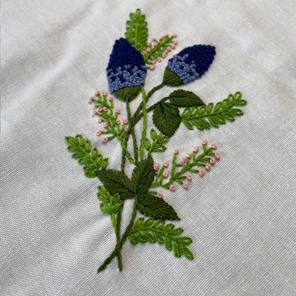 Hand embroidery napkin Bunniti BNP003
