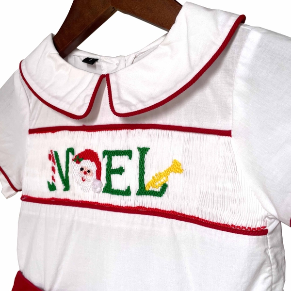 Hand smocked boy short set Bunniti BNS377