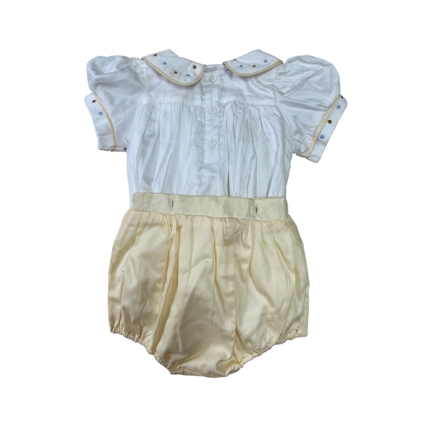 Hand smocked diaper set Bunniti BNS382