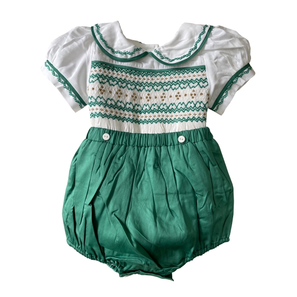 Hand smocked diaper set Bunniti BNS390
