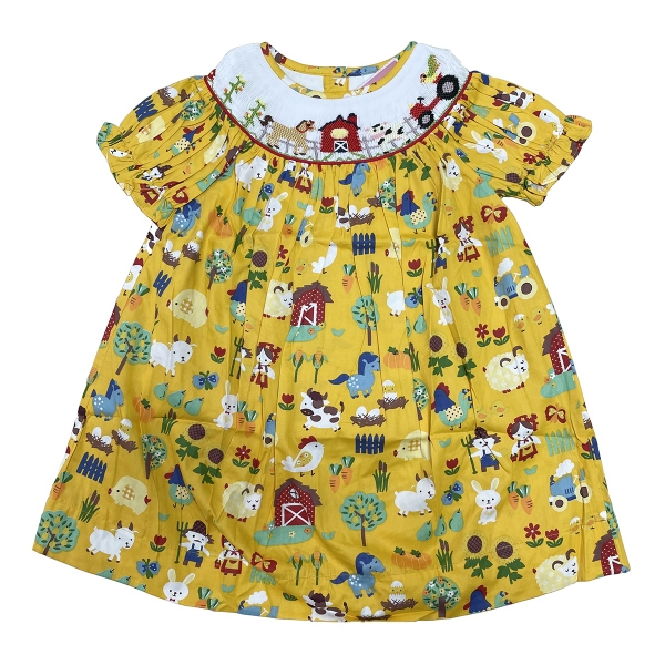 Hand smocked dress Bunniti BND272