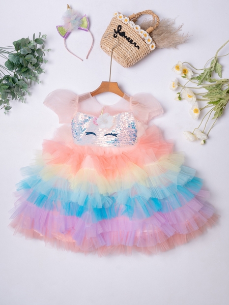 Unicorn Rainbow Princess Dress Bunniti CCE288