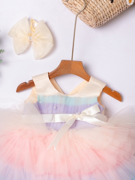 Rainbow Puffy Princess Dress Bunniti CCA288