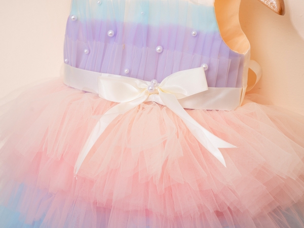 Rainbow Puffy Princess Dress Bunniti CCA288