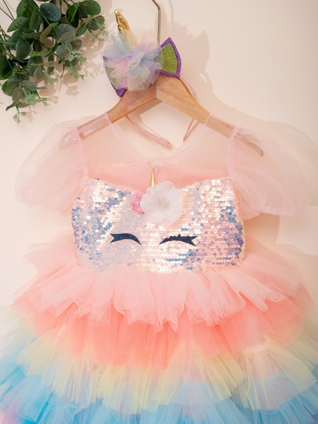 Unicorn Rainbow Princess Dress Bunniti CCE288