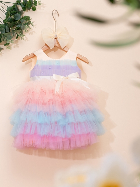 Rainbow Puffy Princess Dress Bunniti CCA288
