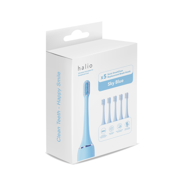 Bộ 5 đầu bàn chải Halio Sonic SmartClean Replacement Brush Heads