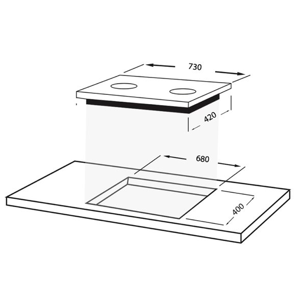 Bếp hồng ngoại đôi Faber FB-2ES