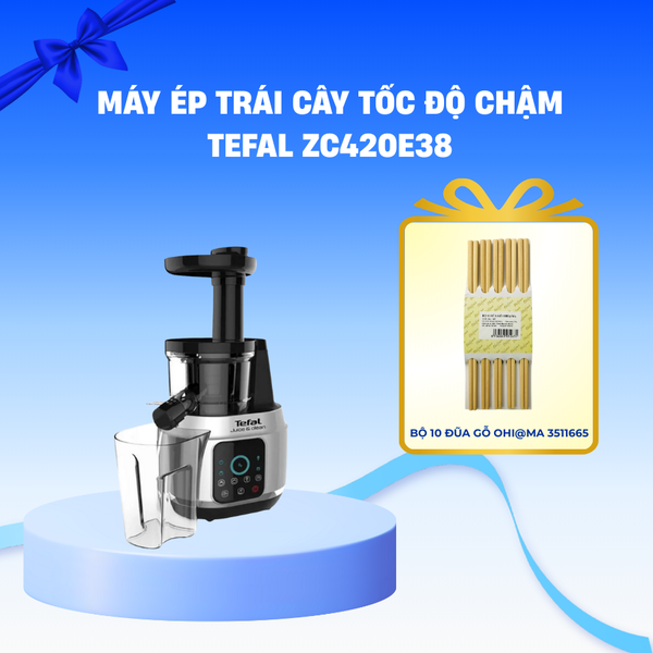 Máy ép trái cây tốc độ chậm Tefal ZC420E38