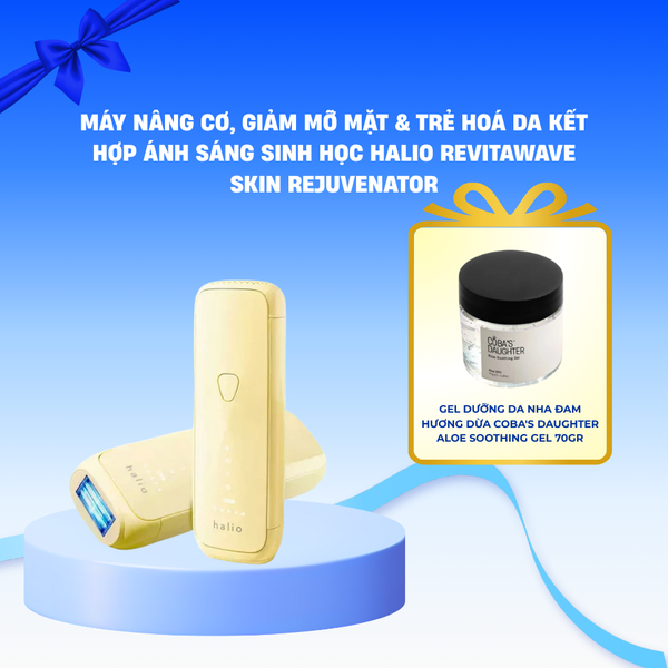 Máy triệt lông Halio SilkGlow IPL Sapphire Cooling Hair Removal Device (vàng)