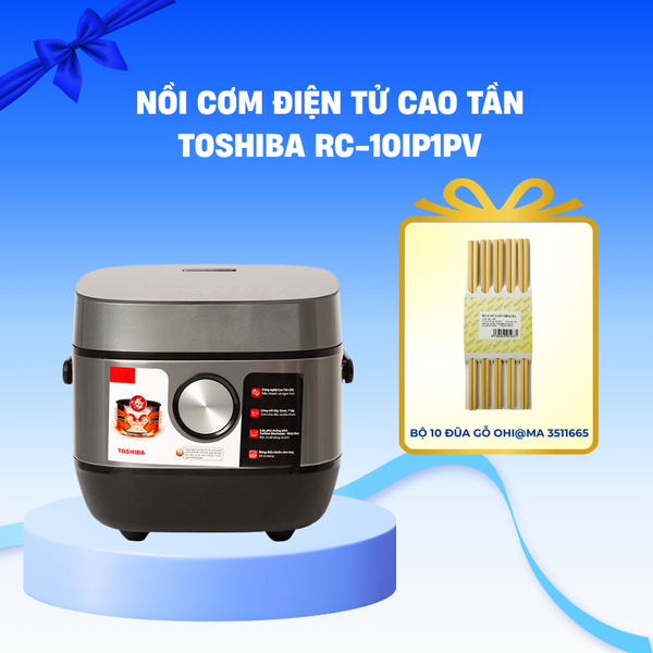 Nồi Cơm Điện Tử Cao Tần Toshiba RC-10IP1PV