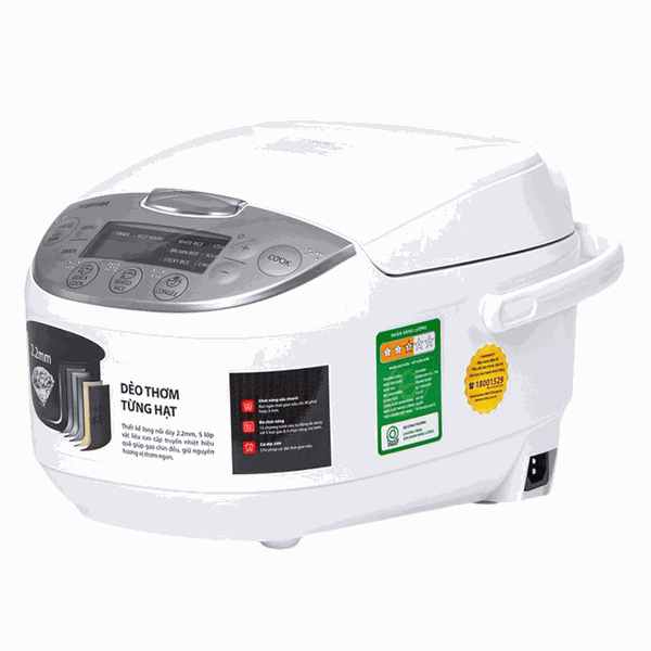 Nồi Cơm Điện Tử Toshiba RC-10DH2PV(W)