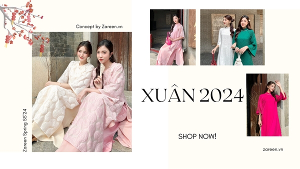 zareen ao dai xuan 2024