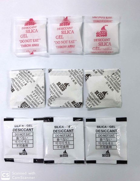 Gói chống ẩm Silica gel