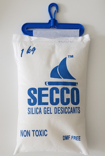 Túi hút ẩm Silica gel treo container