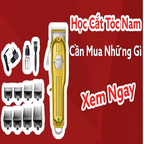 Học cắt tóc nam cần những dụng cụ gì?