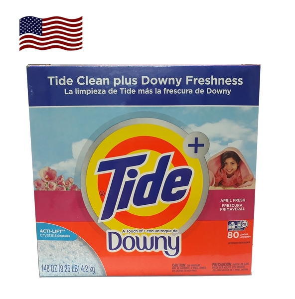 Bột giặt Tide ultra Plus Touch Of Downy 4,2kg