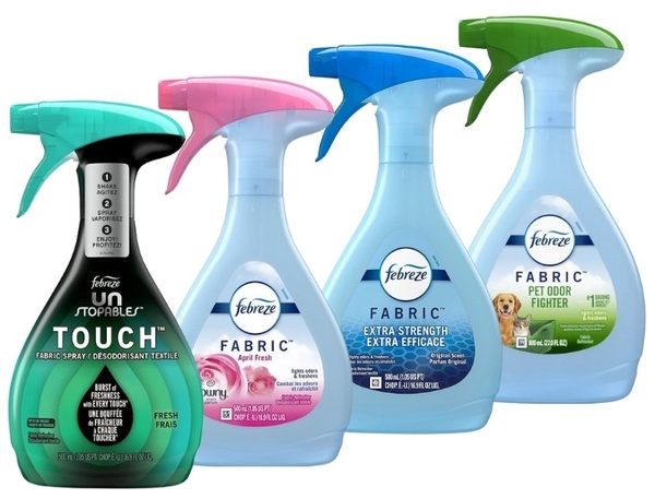 Xịt thơm vải khử mùi Febreze Fabric 500ml, khử mùi trên quần áo, ghế sofa