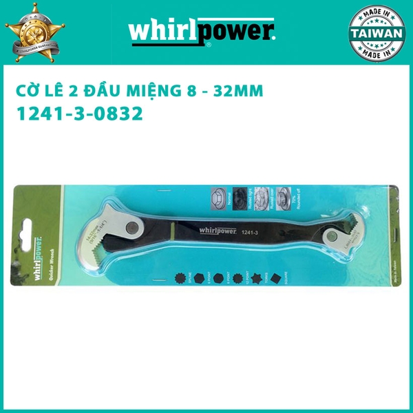 Cờ lê đa năng Whirlpower nhỏ gọn, bền bỉ