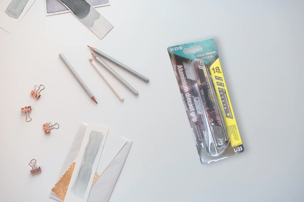 Giới Thiệu Dao Rọc Giấy Kim Loại KDS L-33