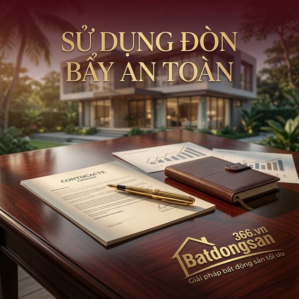 Sử Dụng Đòn Bẩy Tài Chính Trong Đầu Tư Bất Động Sản: Bí Quyết Quản Trị Vốn An Toàn