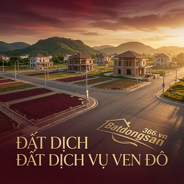 Đất Dịch Vụ Ven Đô: Sức Hút Đầu Tư Và Những Điểm Cần Kiểm Tra Trước Khi Xuống Tiền