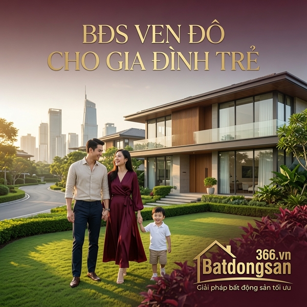 Bất Động Sản Ven Đô Cho Gia Đình Trẻ: Nên Ưu Tiên Giá, Diện Tích Hay Kết Nối?