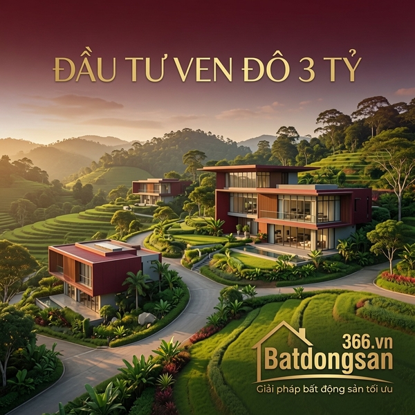 Đầu Tư Bất Động Sản Ven Đô Với Tài Chính 3 Tỷ: Nên Ưu Tiên Vị Trí Hay Diện Tích?