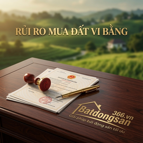 Mua Đất Qua Vi Bằng: Những Rủi Ro Pháp Lý Nhà Đầu Tư Không Nên Xem Nhẹ