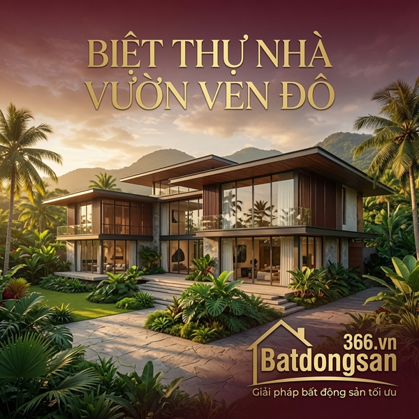 Biệt Thự Nhà Vườn Ven Đô: Giải Mã Chân Dung Khách Hàng Và Bài Toán Vận Hành Thực Tế