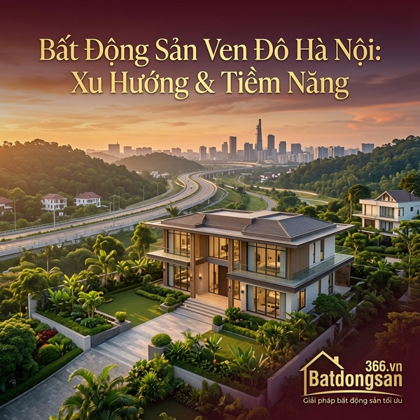 Bất Động Sản Ven Đô Hà Nội: Vì Sao Ngày Càng Thu Hút Nhà Đầu Tư?