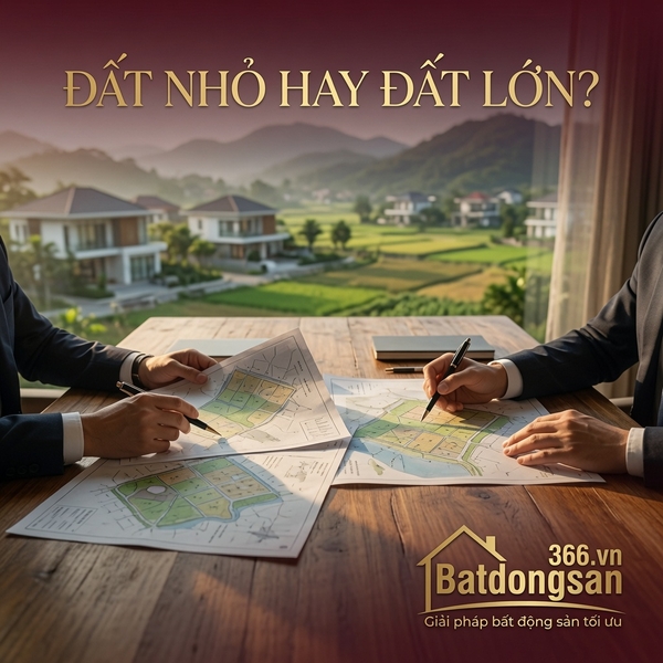 Đầu Tư Đất Nền Ven Đô: Nên Chọn Đất Diện Tích Nhỏ Dễ Bán Hay Đất Diện Tích Lớn Chờ Tăng Giá?