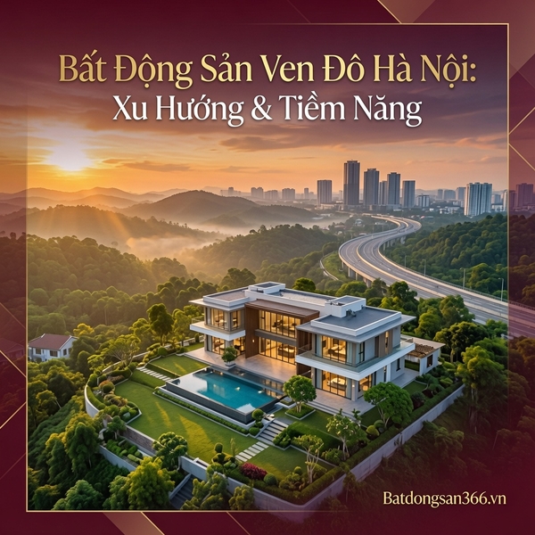 Bất Động Sản Ven Đô Hà Nội: Vì Sao Ngày Càng Hút Dòng Tiền Đầu Tư?