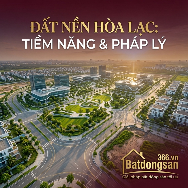 Đầu Tư Đất Nền Hòa Lạc: Tiềm Năng Thực Tế Và 4 Điểm Cốt Lõi Tránh Rủi Ro Pháp Lý