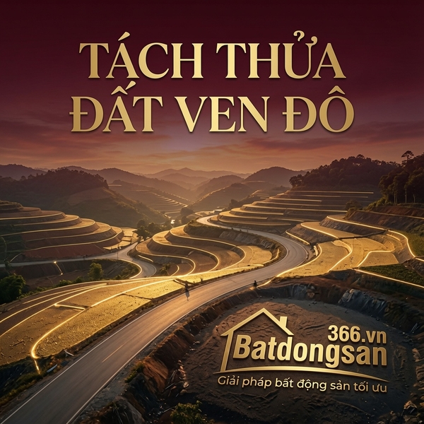 Tách Thửa Đất Ven Đô: Điều Kiện Pháp Lý Và Rủi Ro Cần Biết Để Tránh Mắc Cạn Vốn